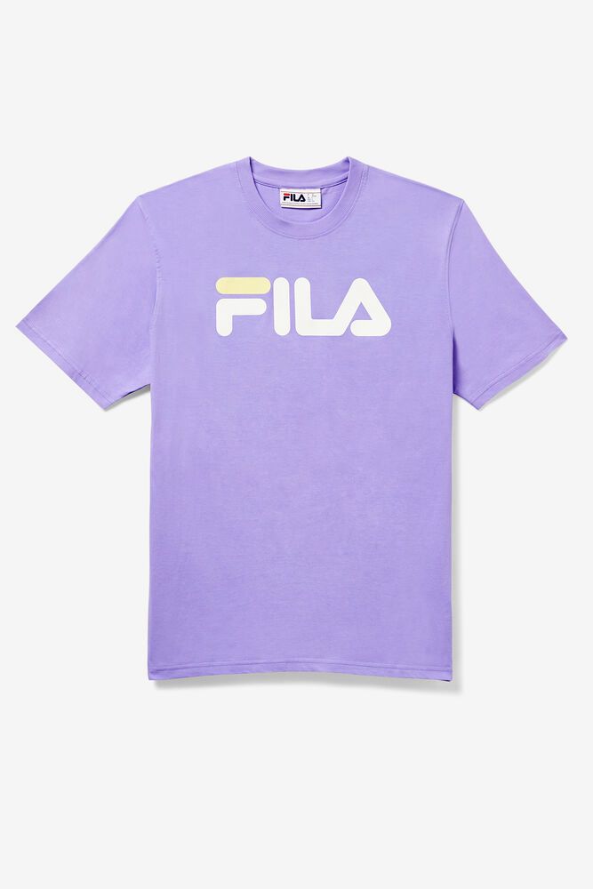 Fila T-Shirt Eagle Mens Purple - India MWO-125089